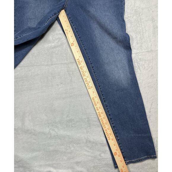 Talbots Flawless Women's Jeans Size 18W Stretch High Waisted Straight Leg Denim - Picture 9 of 10